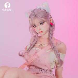 SHEDOLL 江小棠（コウ・ショウタン） 168cm | Dカップ ピンクスター ボディスーツ風 | 甘い/元気 | 減量+発熱ボディ+植毛 | 二次元純欲系ガールフレンド